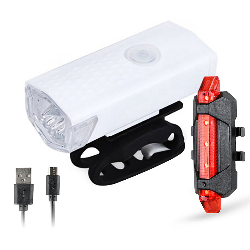 Oppladbart lyssett for sykkel