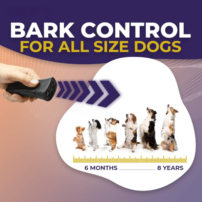 DogFri™ BarkControl: Ultralyd Bark Kontroll Og Opplæring Enhet