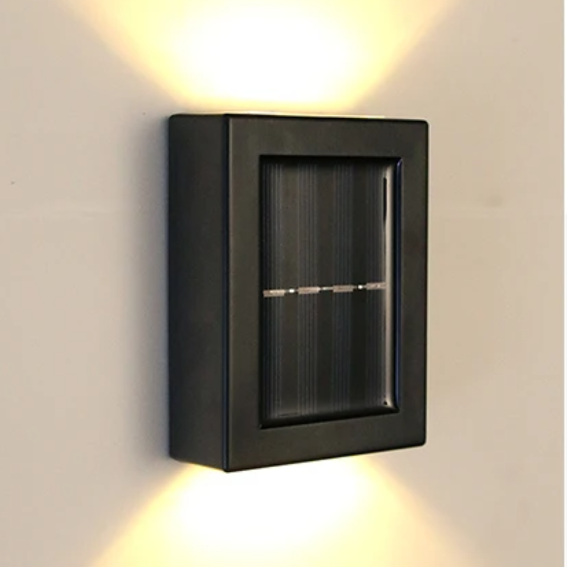 Ledsen™ WallLight: Solar Dobbelt Skygge Vegg Lys