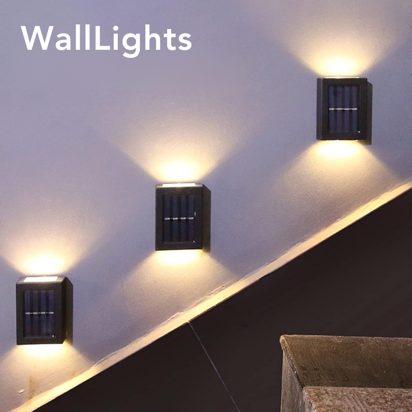 Ledsen™ WallLight: Solar Dobbelt Skygge Vegg Lys