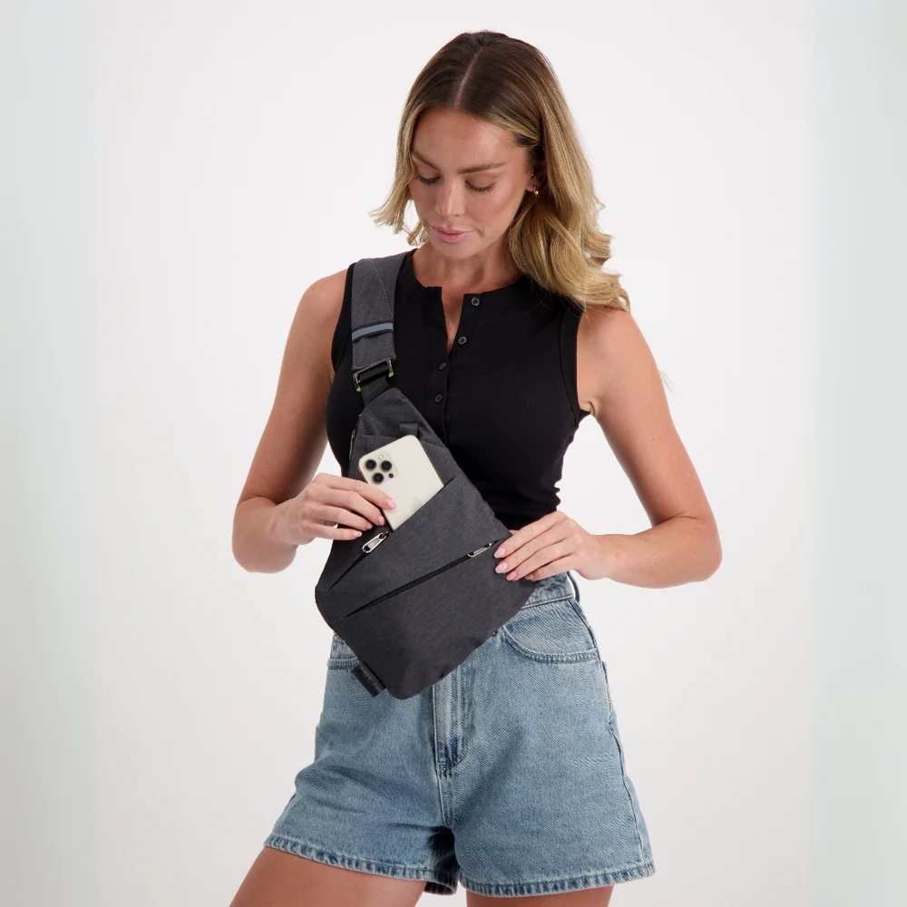 WanderSafe™ | Anti‑Tyveri Crossbody‑veske