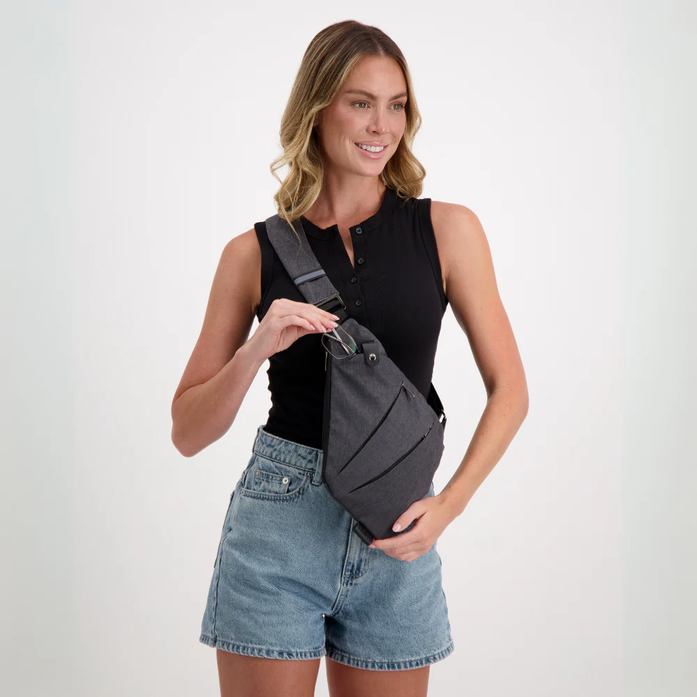 WanderSafe™ | Anti‑Tyveri Crossbody‑veske