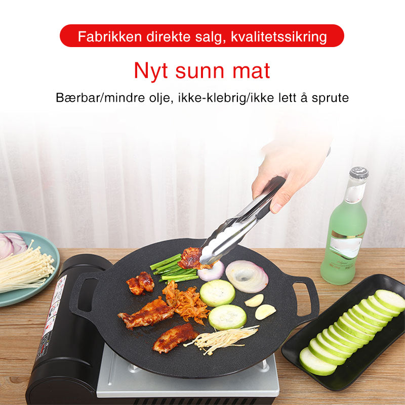 Non-stick rund stekepanne