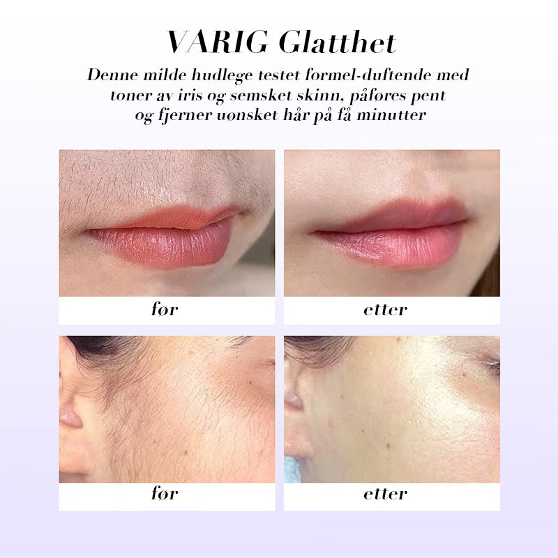 Hårfjerningskrem og Beroligende-essens