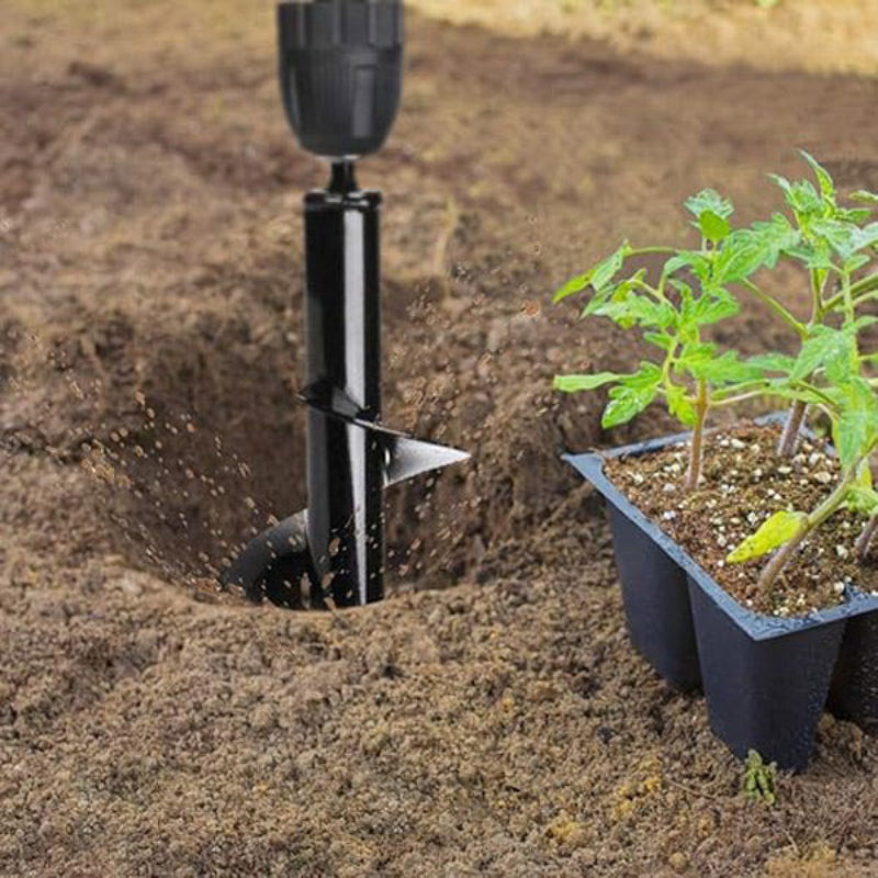 Globetrek° GardenAuger: Boremaskinvedlegg Enkel Planting Hageskrueverktøy