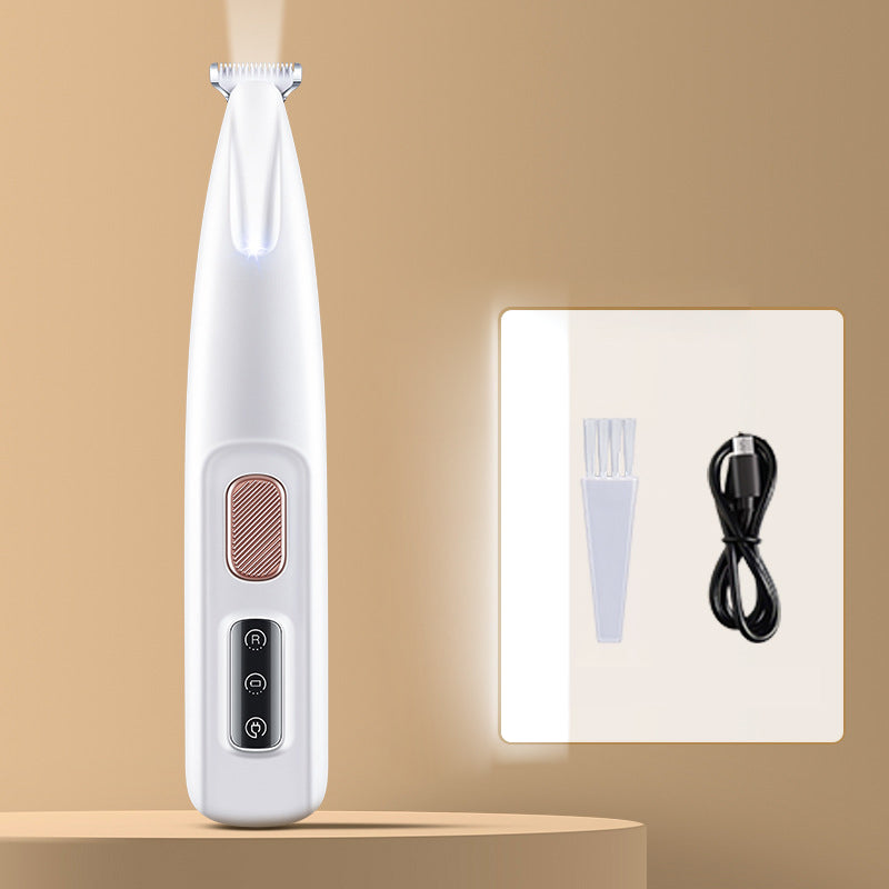 DogCatFri™  PetTrimmer: Kjæledyr Hår Trimmer Med LED-Lys