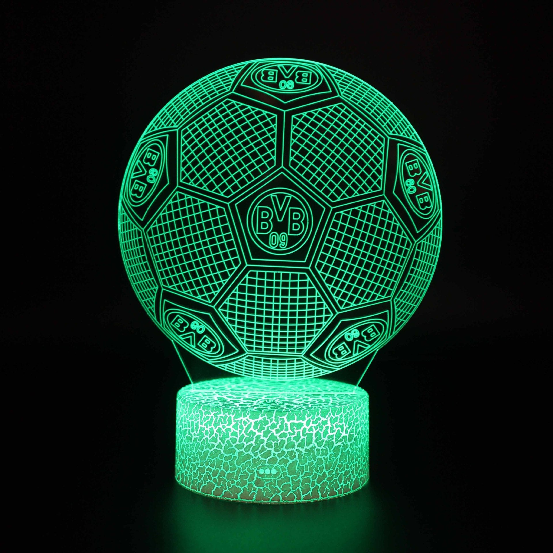 Fotball 3D Illusjon LED-Lampe - Nattlampe - Club