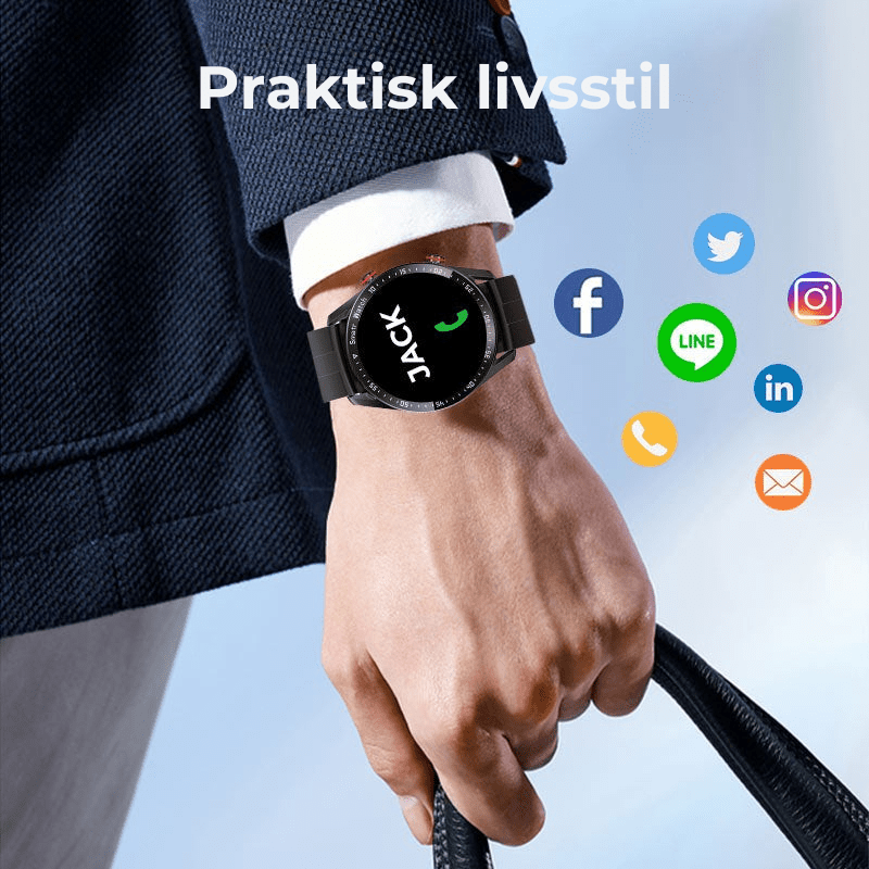 PowerWatch 20: Avansert smartklokke med GPS og helseovervåking - NordHjem