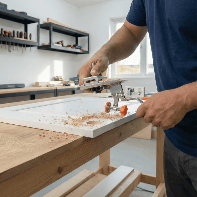 HingeMaster - Presis Og Enkel Å Bruke Boring Master Hinge Jig Verktøy