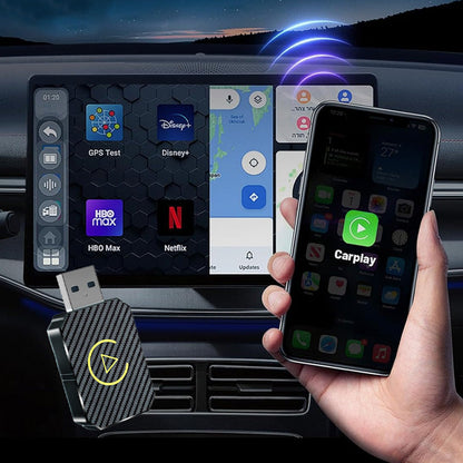 Trådløs CarPlay Android Auto Box