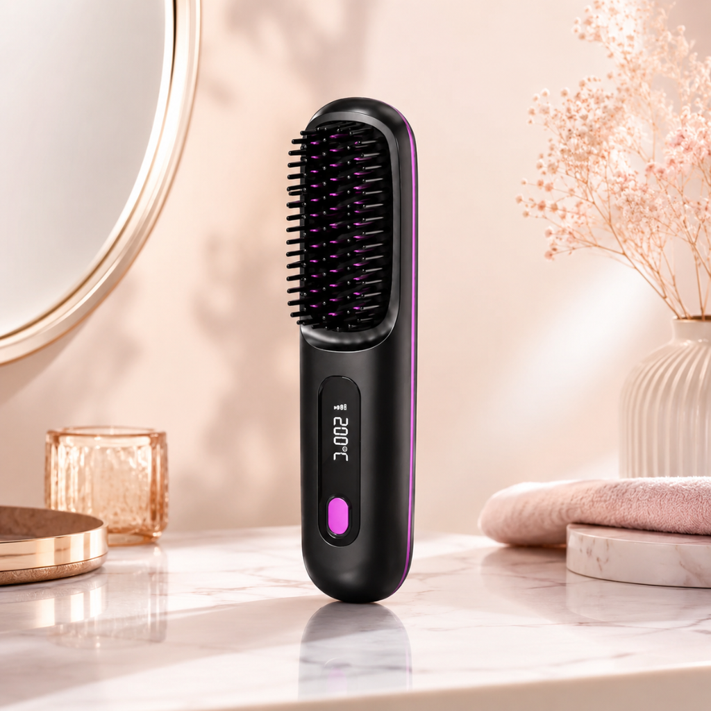 HeatBrush™ | Salonblødt hår når som helst, hvor som helst
