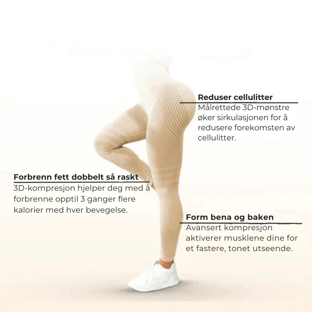 SculptWear™ | Leggings, der aktivt bekæmper cellulite