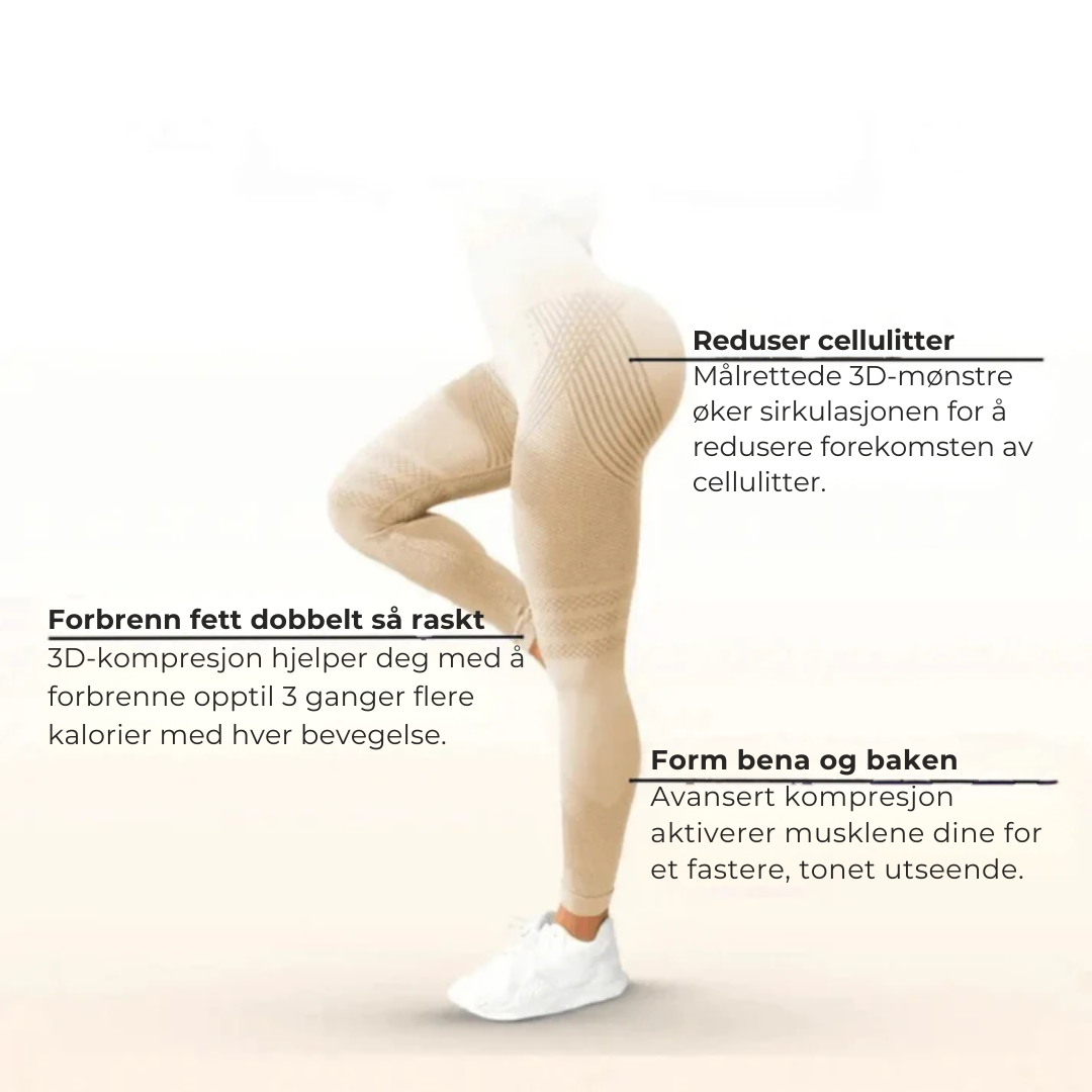 SculptWear™ | Leggings, der aktivt bekæmper cellulite