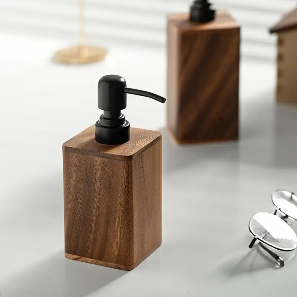 Walnut Aura dispenser til såpe og lotion