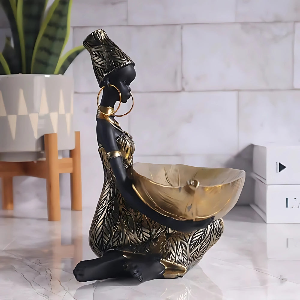 Elegant smykkeholder formet som kvinne