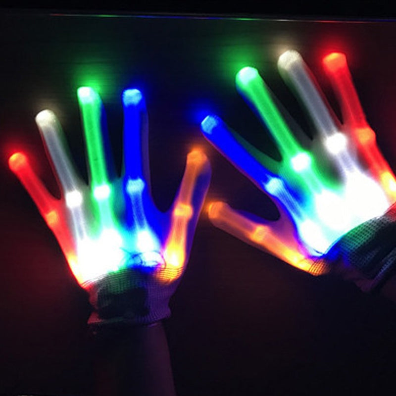 LED-lysende hansker