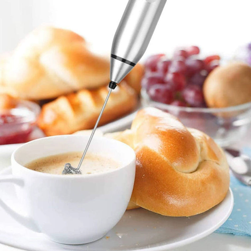 Håndholdt 2 i 1 elektrisk miniskummer og visp