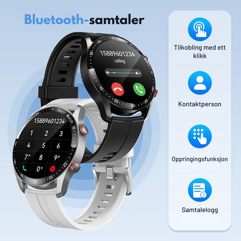 PowerWatch 20: Avansert smartklokke med GPS og helseovervåking - NordHjem