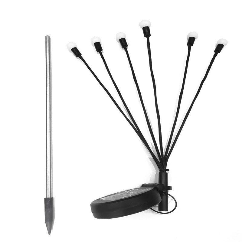 LED Ildflue solar hage lys