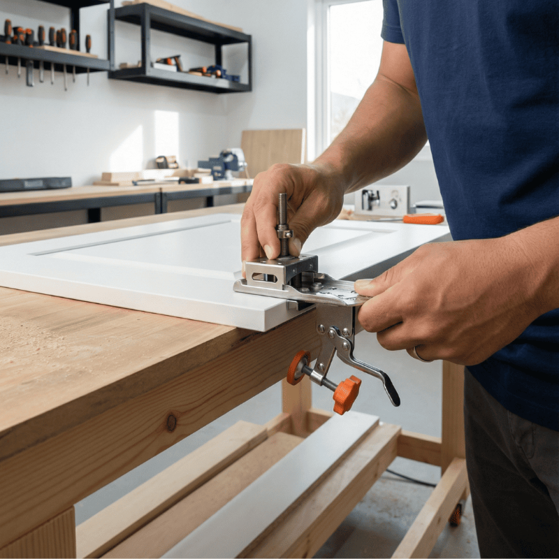 HingeMaster - Presis Og Enkel Å Bruke Boring Master Hinge Jig Verktøy
