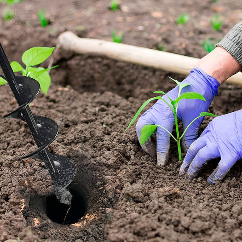 Globetrek° GardenAuger: Boremaskinvedlegg Enkel Planting Hageskrueverktøy