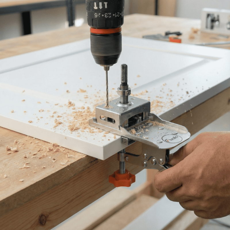 HingeMaster - Presis Og Enkel Å Bruke Boring Master Hinge Jig Verktøy