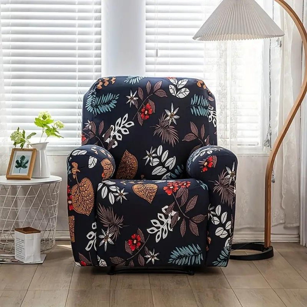 Trekk til reclinerstol med blomstermotiv – Tropical