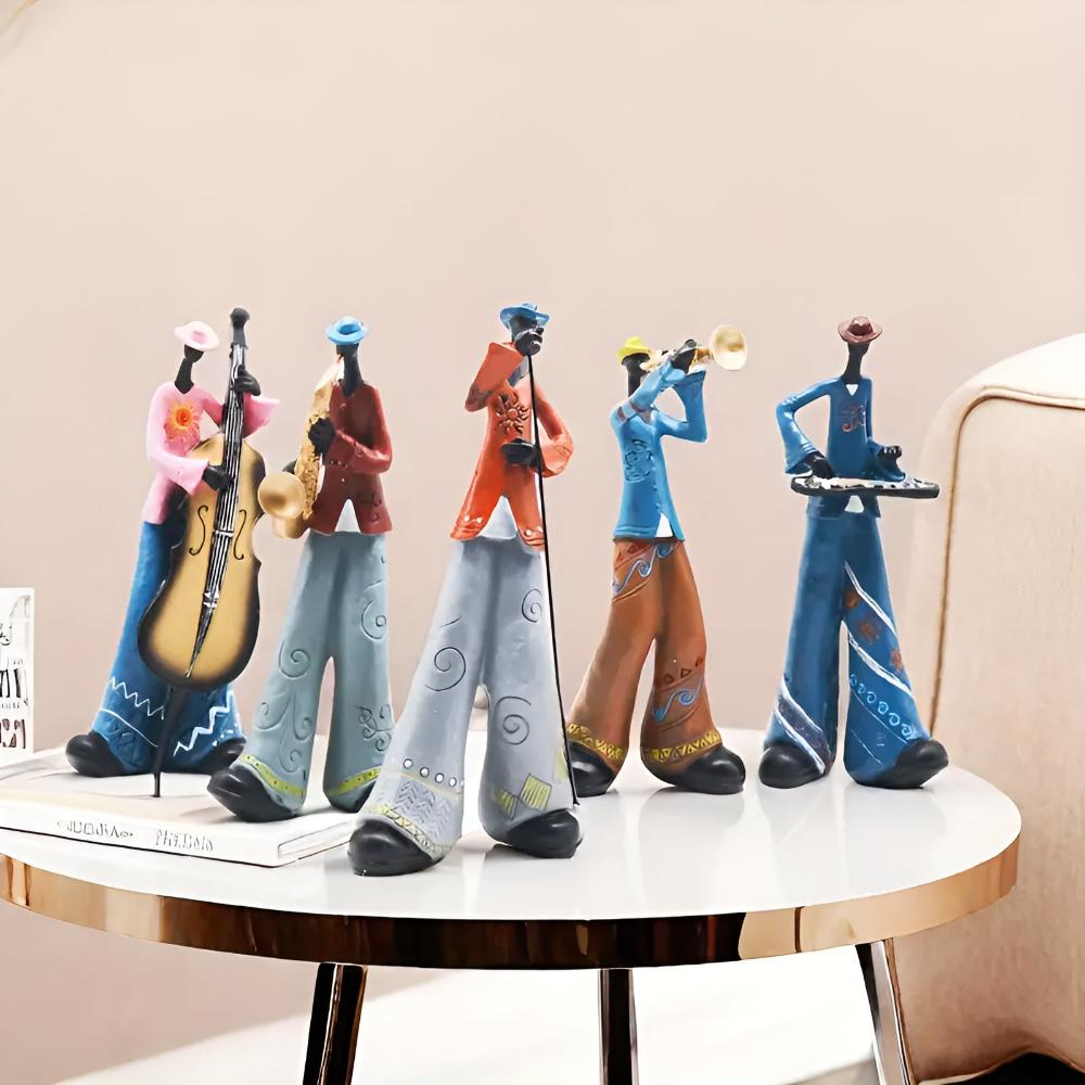 Resinfigur av jazzband – Ecstasy Trumpet