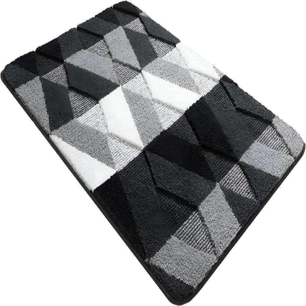 Sklisikkert geometrisk teppe i mikrofiber