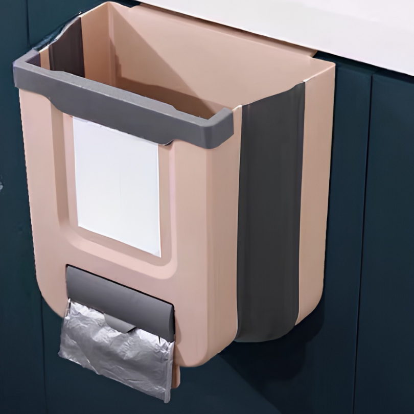 Globetrek° TrashHolder: Rom Lagrer Henger Og Sammenleggbar Kjøkken Søppel Holder