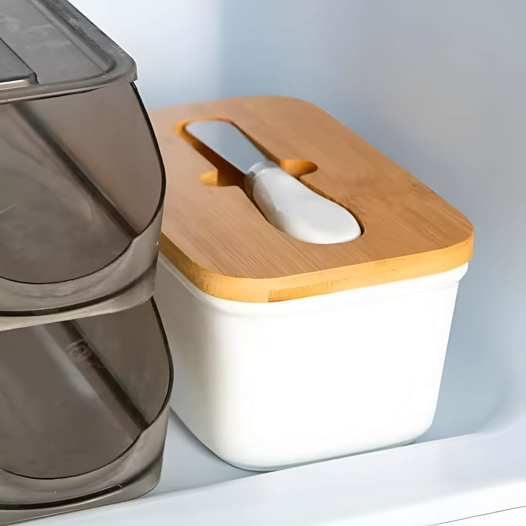 Elegant smørkutter med boks
