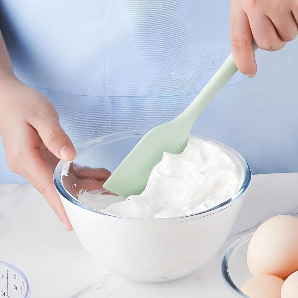 Fleksible slikkepotter i silikon | Sett med 6