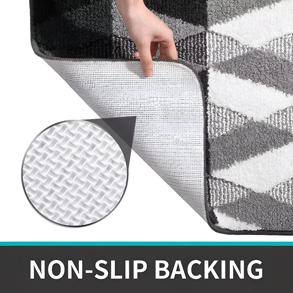 Sklisikkert geometrisk teppe i mikrofiber