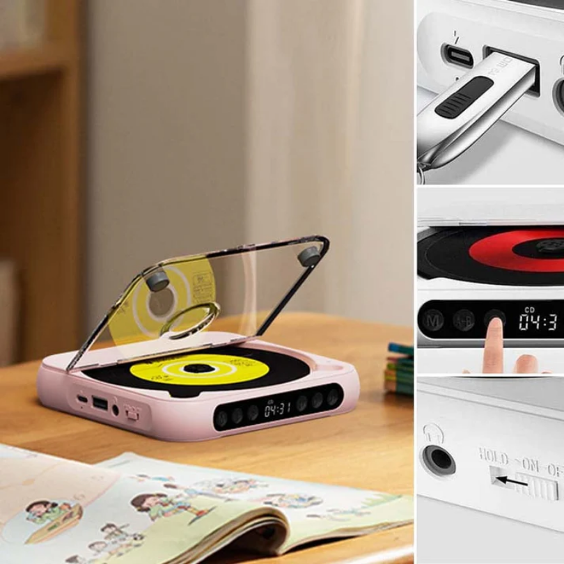 PureSound CD-afspiller™ | Genopdag musikken med krystalklar lyd hvor som helst
