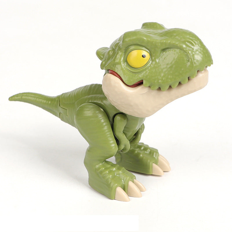 Fingerbitende dinosaur action-figur