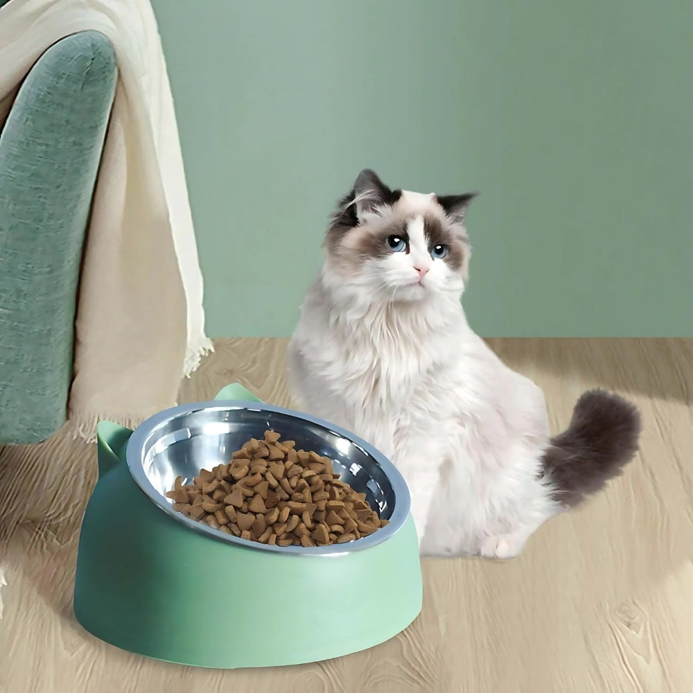 PurrfectAngle matskål til kjæledyr