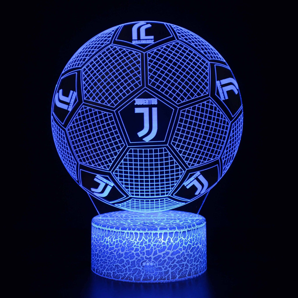 Fotball 3D Illusjon LED-Lampe - Nattlampe - Club
