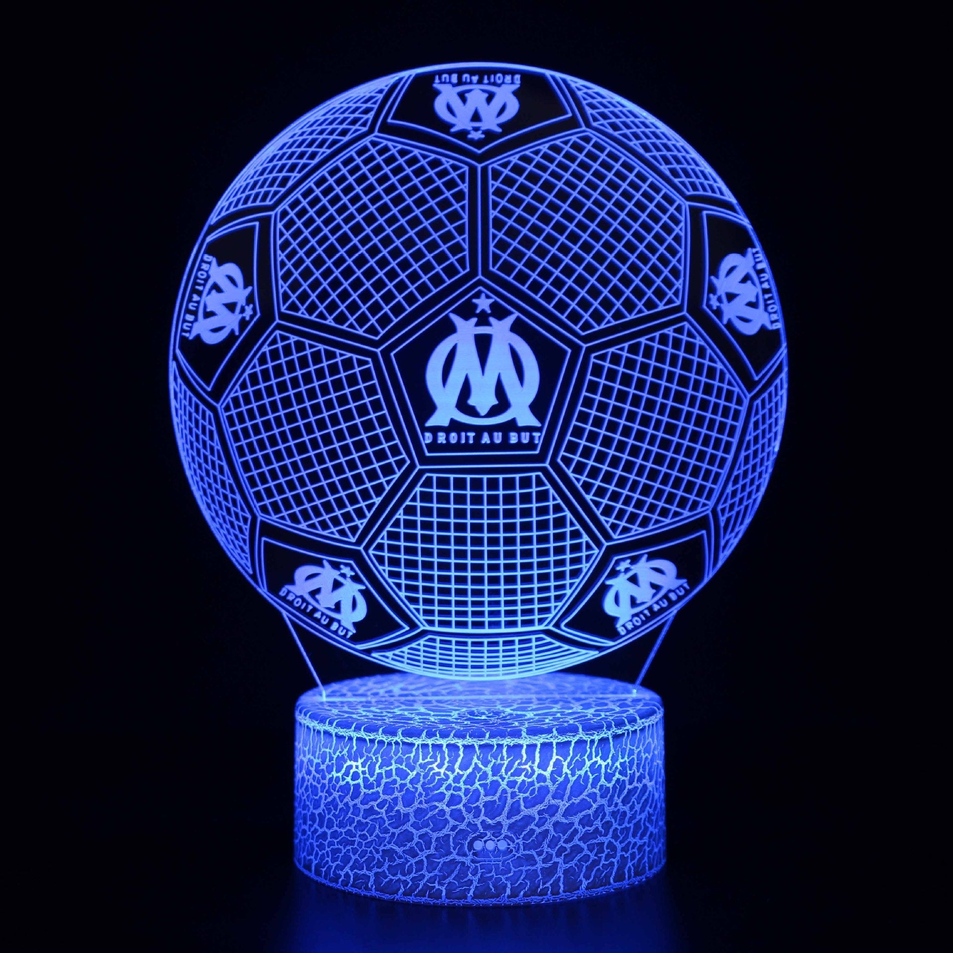 Fotball 3D Illusjon LED-Lampe - Nattlampe - Club