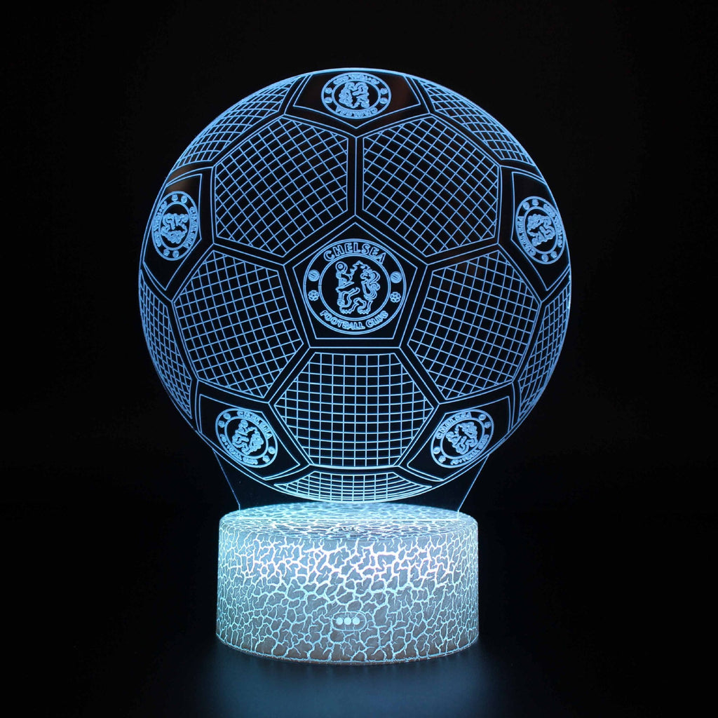Fotball 3D Illusjon LED-Lampe - Nattlampe - Club