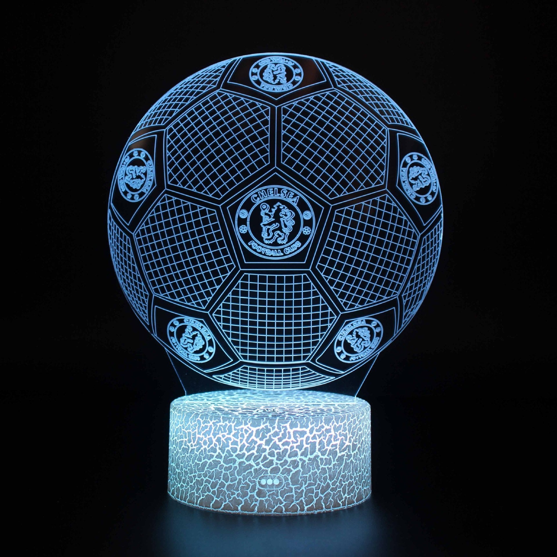 Fotball 3D Illusjon LED-Lampe - Nattlampe - Club