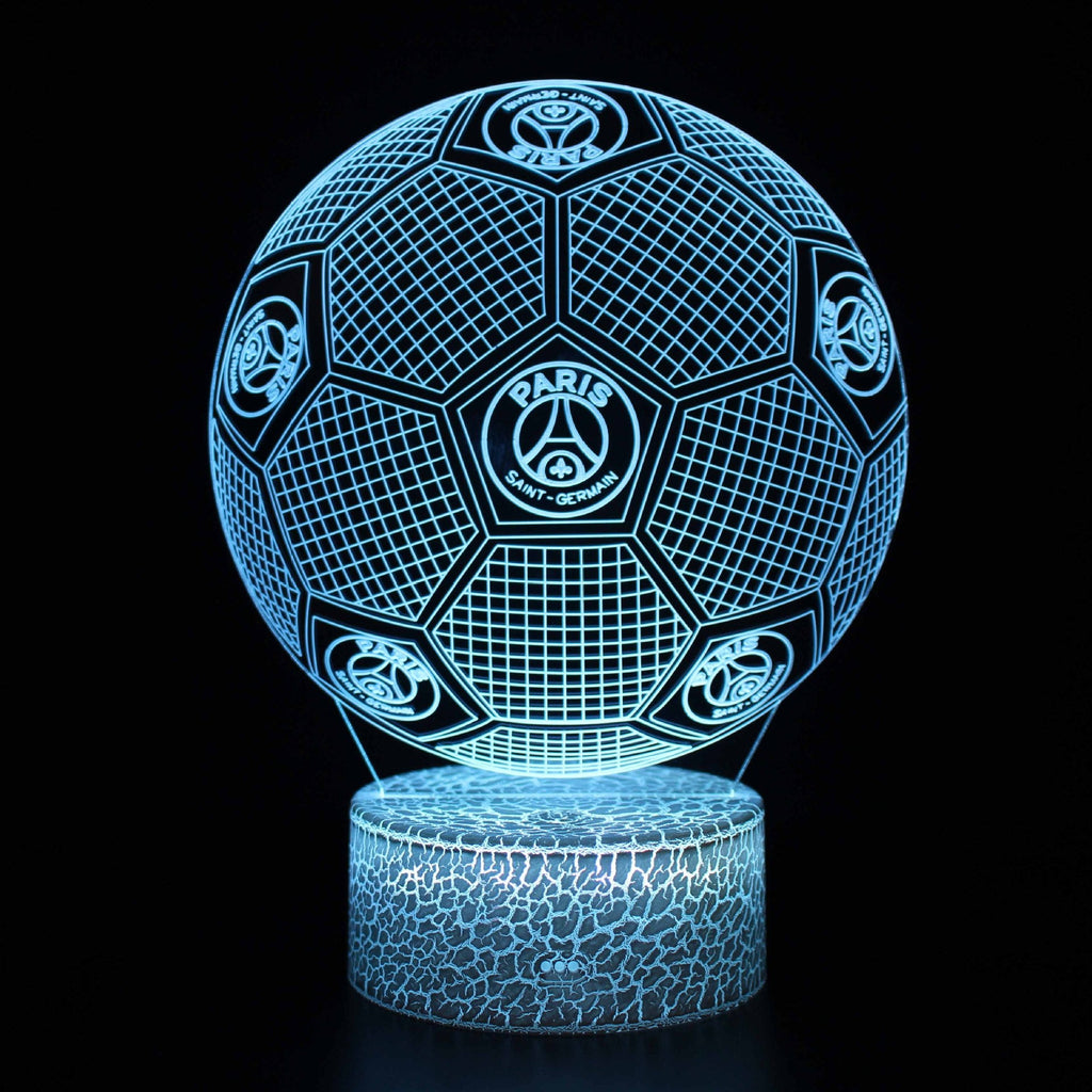 Fotball 3D Illusjon LED-Lampe - Nattlampe - Club