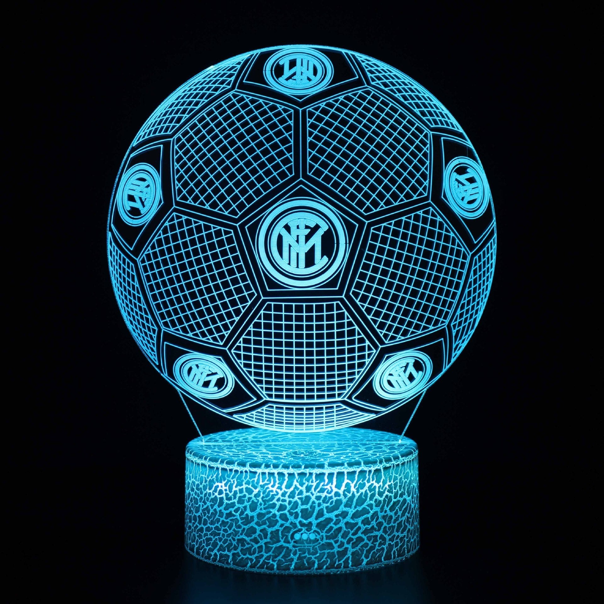 Fotball 3D Illusjon LED-Lampe - Nattlampe - Club