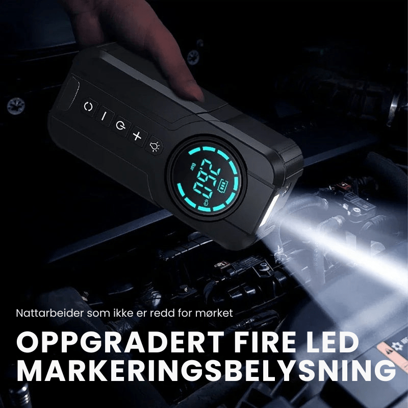 OmniPump™ Pro: 4 - i - 1 bærbar luftkompressor og nødverktøy - NordHjem