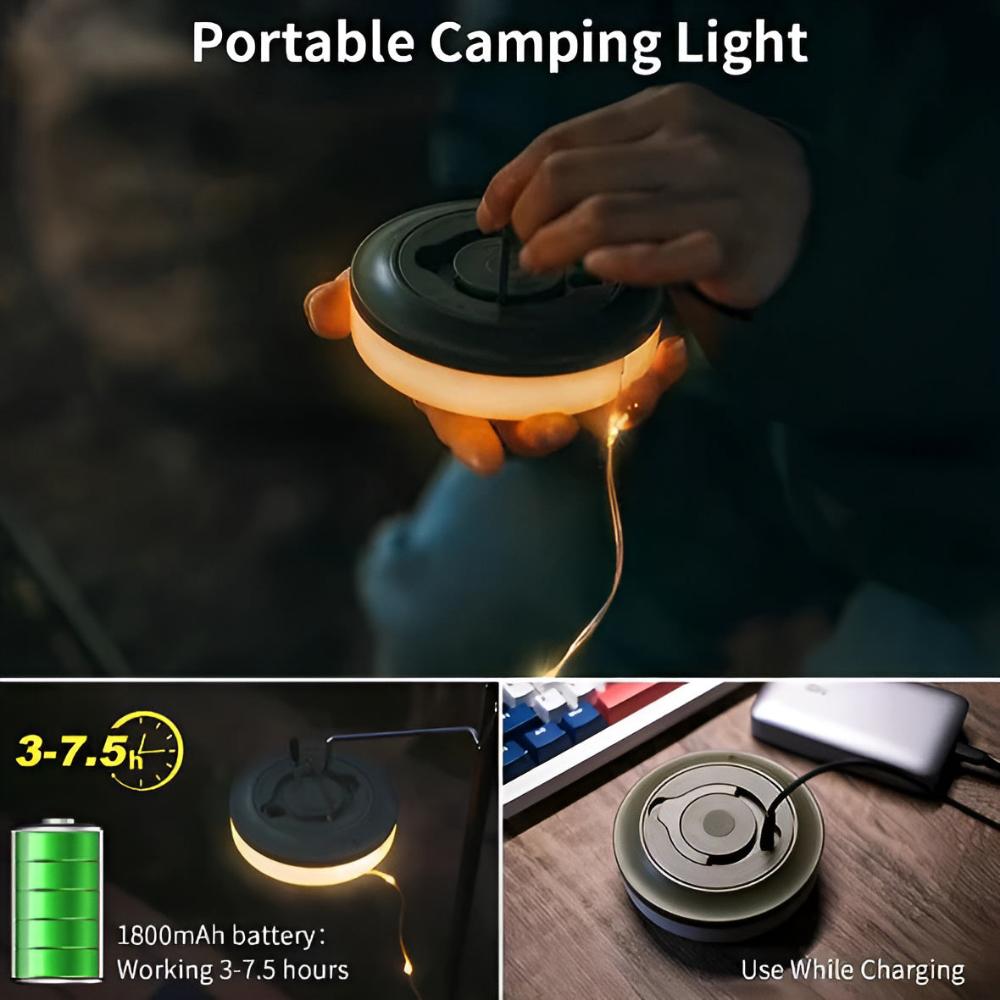 Roll & Glow lysslynge til camping