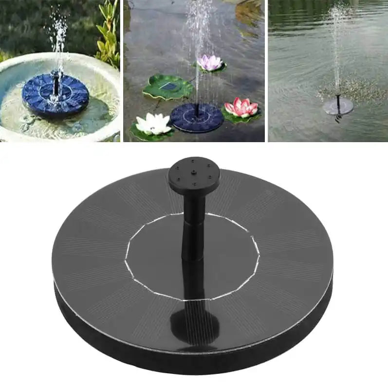 SolarFountain - Utendørs Solfylt Vannpumpe Flytende Hagefontene