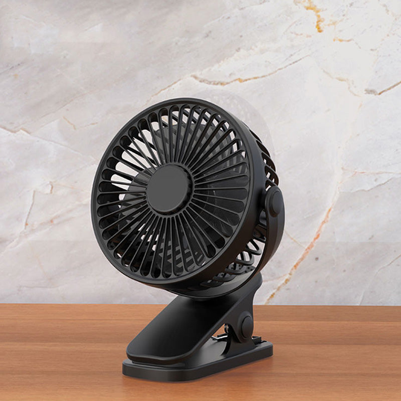 Clip-type USB genopladelig elektrisk mini-ventilator