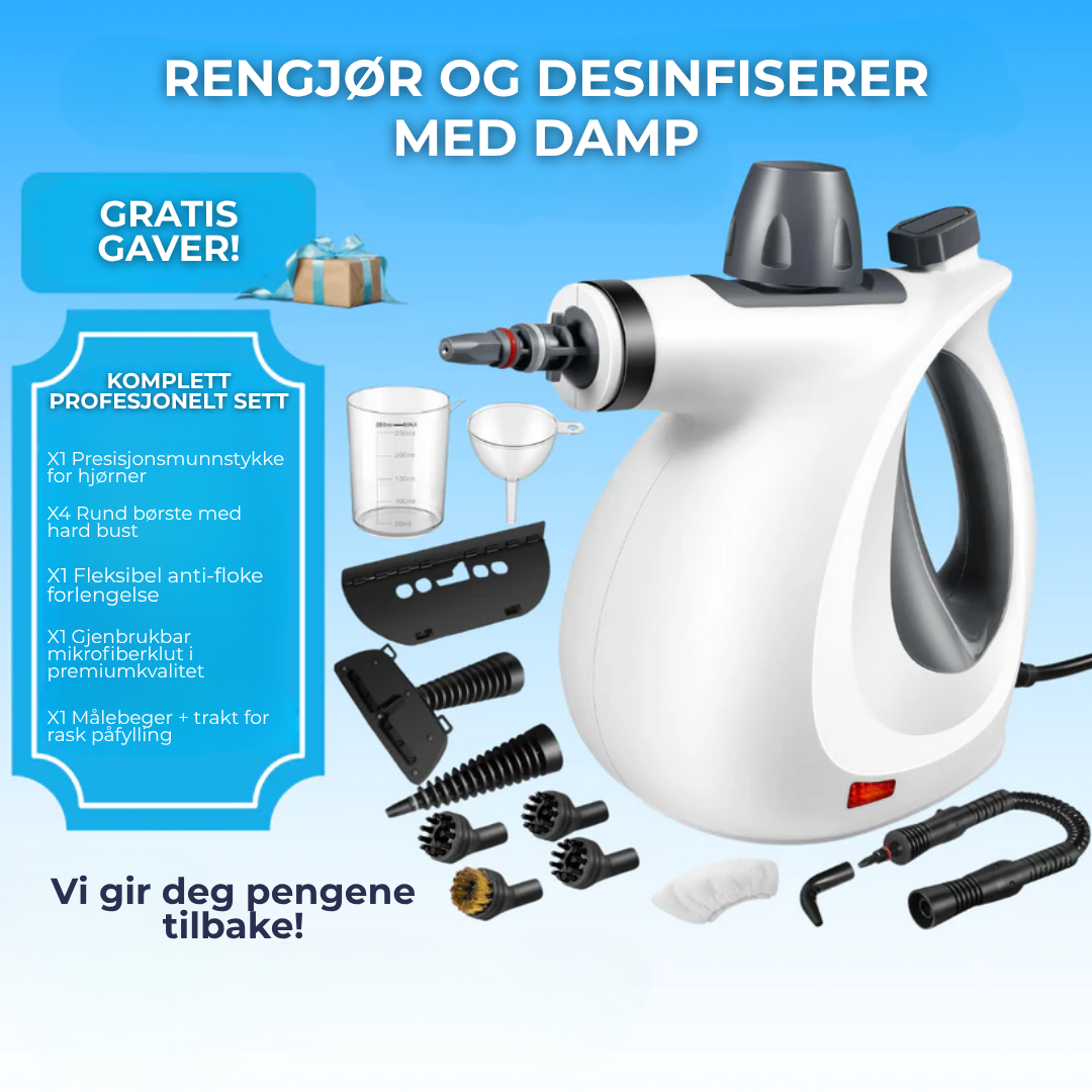 PureSteam™ MAX | Rengør – Uden Kemikalier. Kun Dampf.