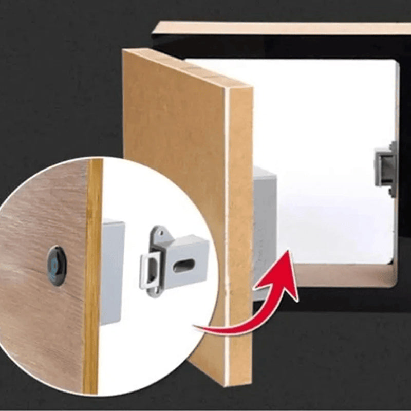 Elektroniske skaplåser til skuffeskap i tre