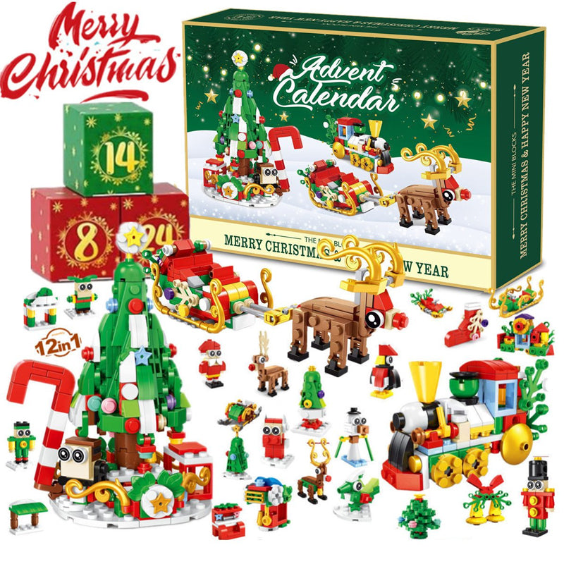Ny adventskalender Barnas julebyggeklosser