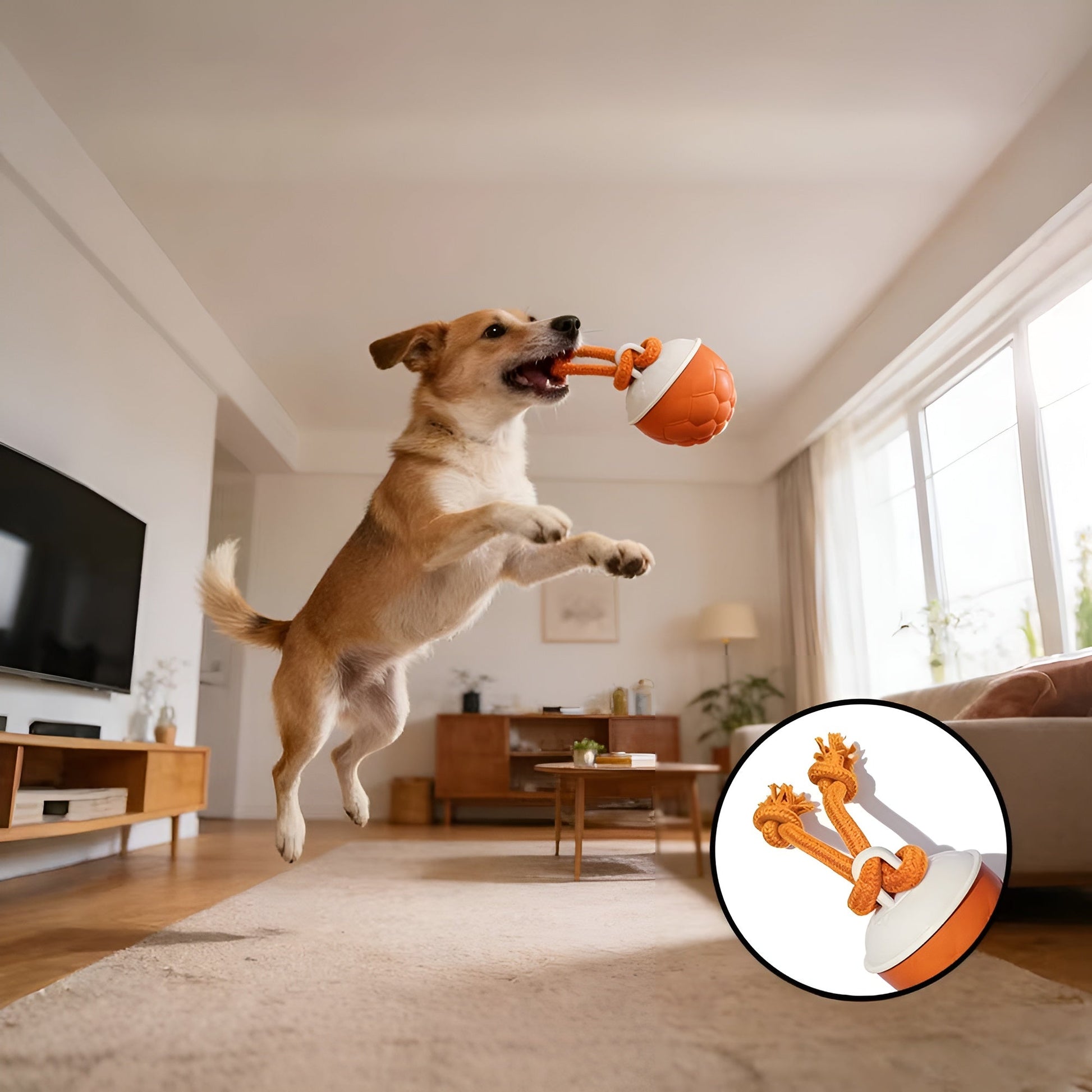 DogFri™ SmartBall: Interaktiv Hindring-Unngåelse Oppladbar Trenings Smart Ball